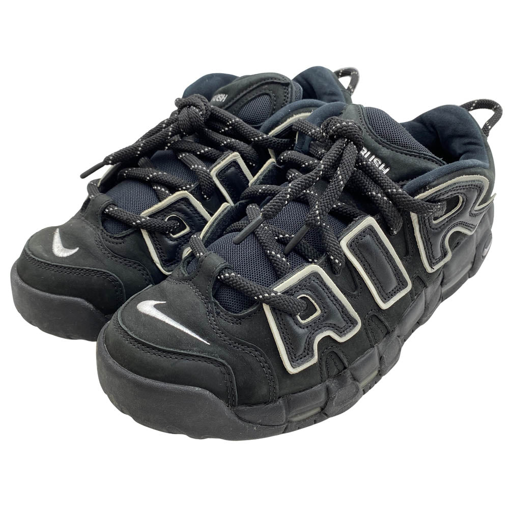 NIKE ナイキ FB1299-001 ×AMBUSH アンブッシュ 2023 Air More Uptempo Low Black and White エアモアアップテンポ ローカット スニーカー ブラック系 28.5cm【中古】