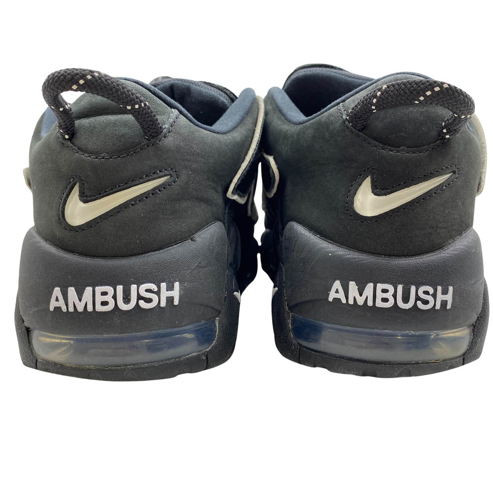 NIKE ナイキ FB1299-001 ×AMBUSH アンブッシュ 2023 Air More Uptempo Low Black and White エアモアアップテンポ ローカット スニーカー ブラック系 28.5cm【中古】