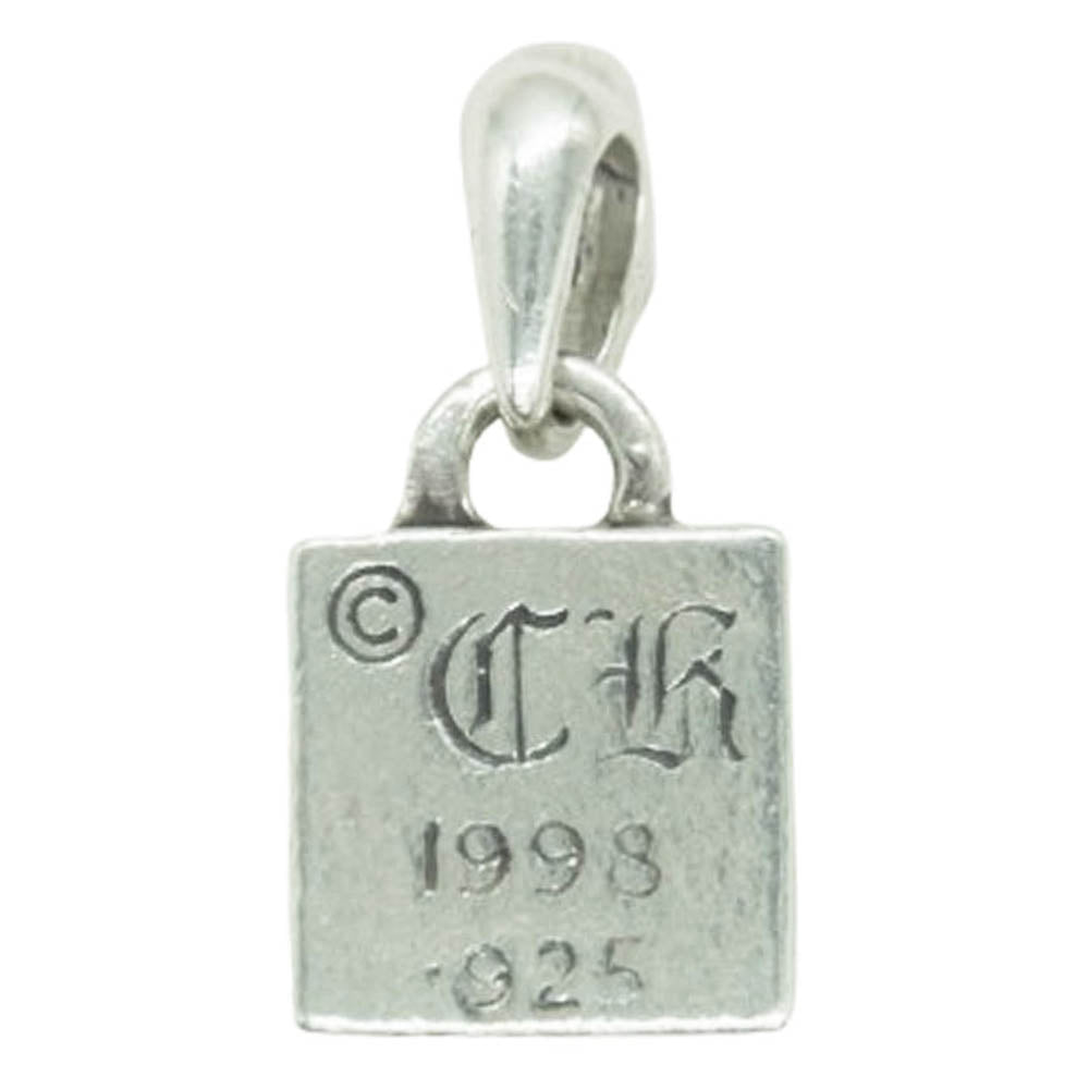 CHROME HEARTS クロムハーツ（原本無） FRAMED CH PLUS フレームド CH プラス チャーム ペンダントトップ シルバー系【中古】
