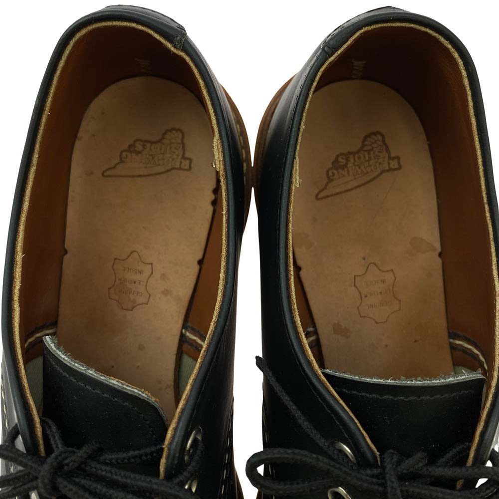 RED WING レッドウィング 8106 CLASSIC OXFORD クラシック オックスフォード レザー シューズ ブラック系 US9D【中古】