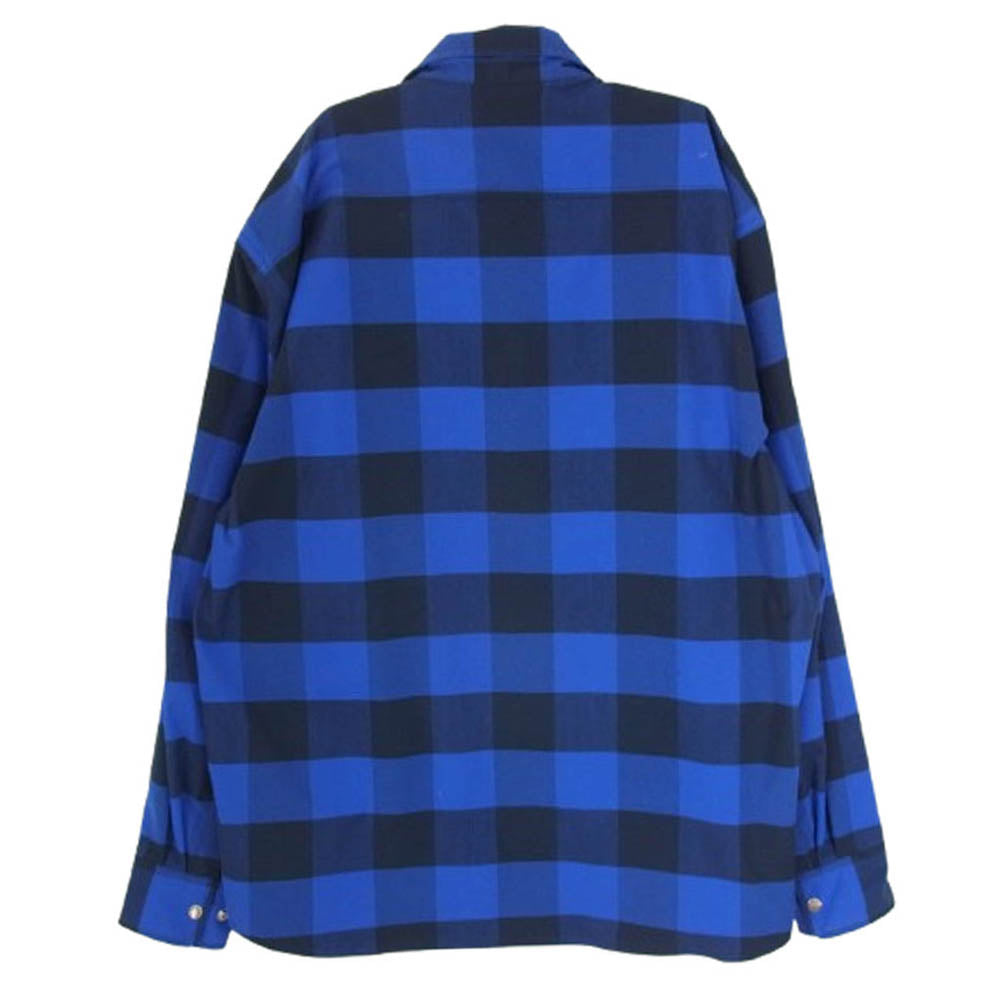 THE NORTH FACE ノースフェイス NR61964 L/S Nuthatch Shirt ロングスリーブ ヌハッチ 長袖 シャツ ブルー系 L【中古】