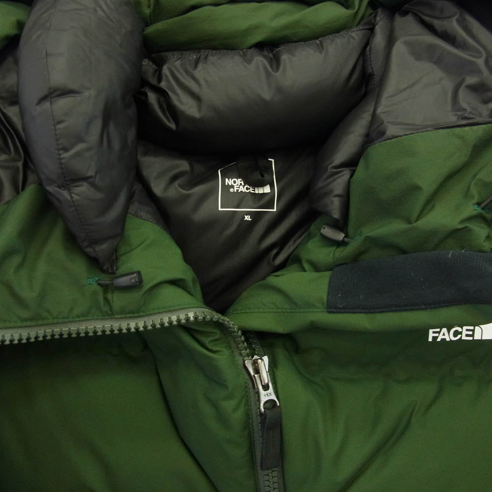 THE NORTH FACE ノースフェイス ND92215 BELAYER PARKA ビレイヤーパーカ フーデッド ダウンジャケット グリーン系 XL【中古】