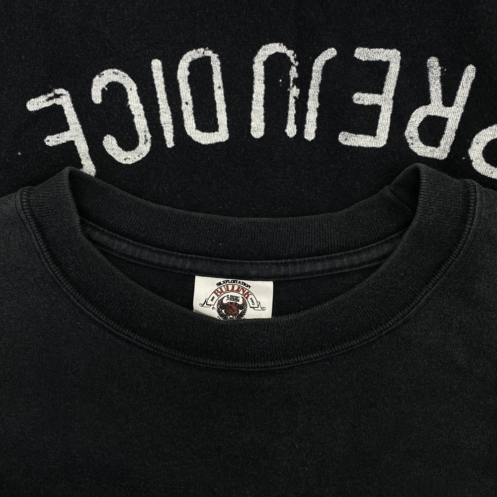 WTAPS ダブルタップス BULLINK EXTREME 胸ロゴ バックプリント クルーネック 半袖 Tシャツ ブラック系 M【中古】