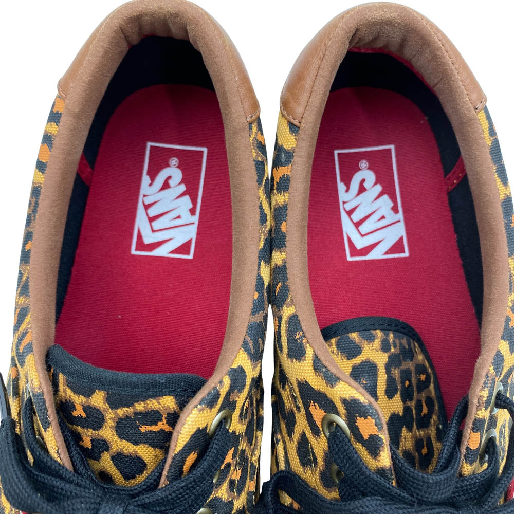 VANS バンズ ERA エラ レオパード キャンバス ローカット スニーカー マルチカラー系 US9【中古】