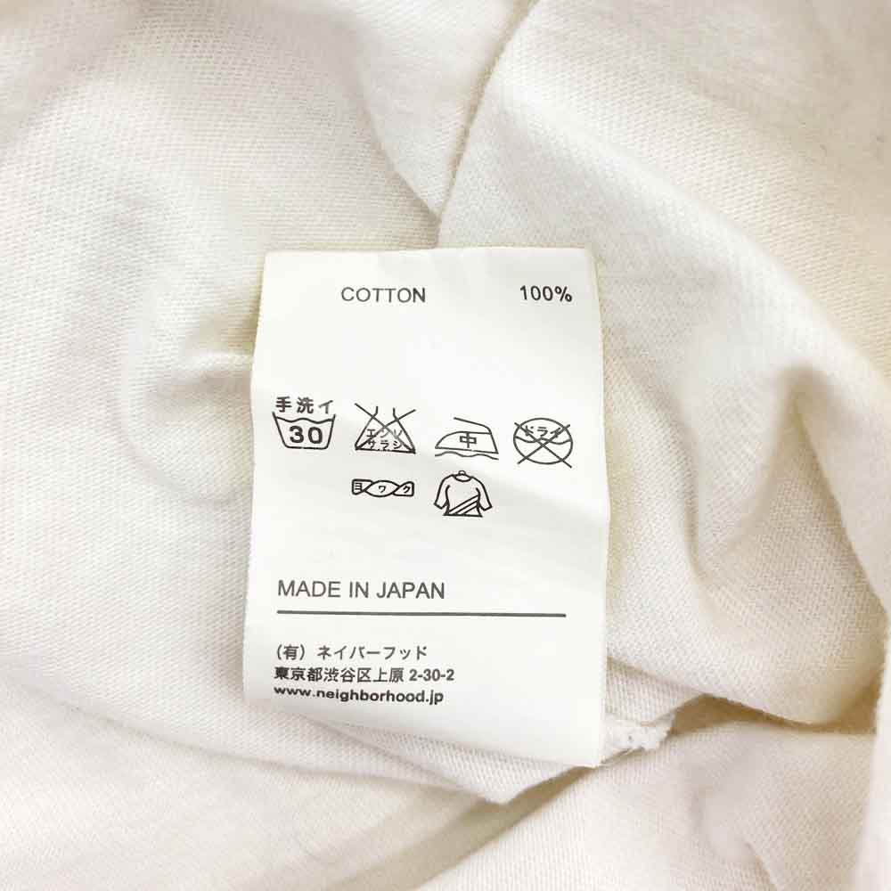 NEIGHBORHOOD ネイバーフッド MSEVEN ステンシルプリント クルーネック 半袖 Tシャツ オフホワイト系 サイズ不明【中古】