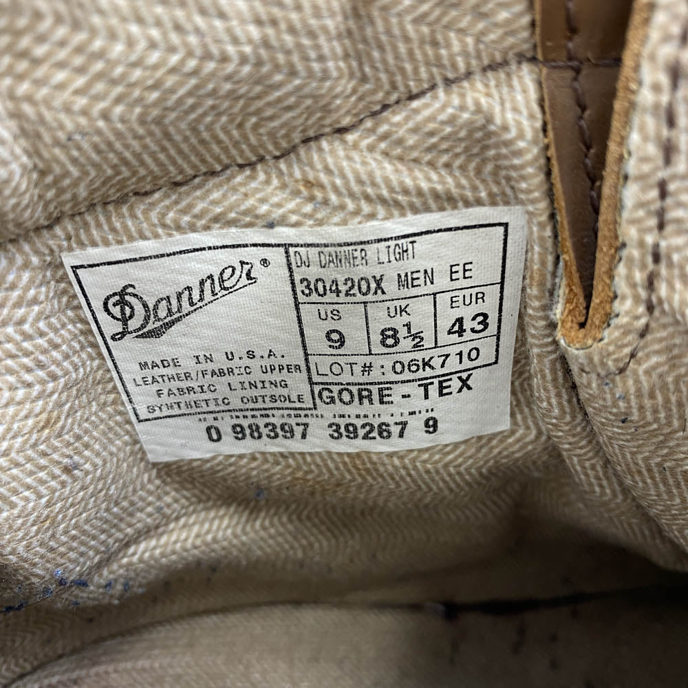 Danner ダナー 30420X DANNER LIGHT GORE-TEX ダナーライト ゴアテックス ワーク ブーツ ブラウン系 カーキ系 US9【中古】