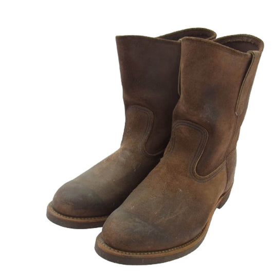 RED WING レッドウィング 8189 スウェード ペコスブーツ ブラウン系 US9E【中古】