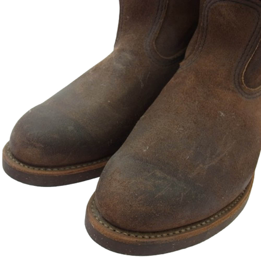 RED WING レッドウィング 8189 スウェード ペコスブーツ ブラウン系 US9E【中古】