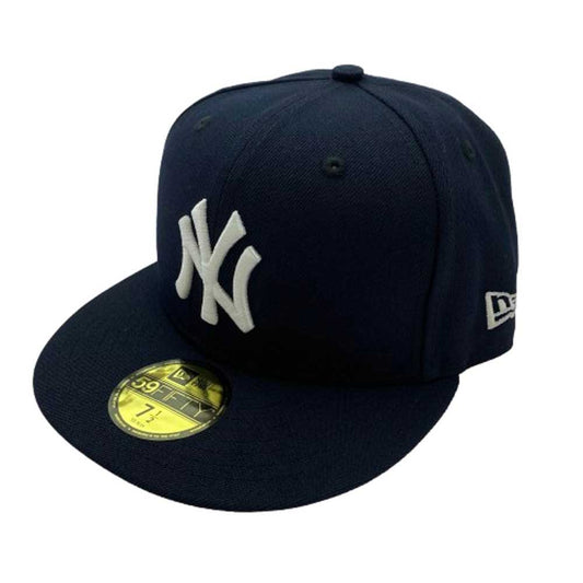 NEW ERA ニューエラ New York Yankees ニューヨークヤンキース ベースボール キャップ ブラック系 7 1/2【美品】【中古】