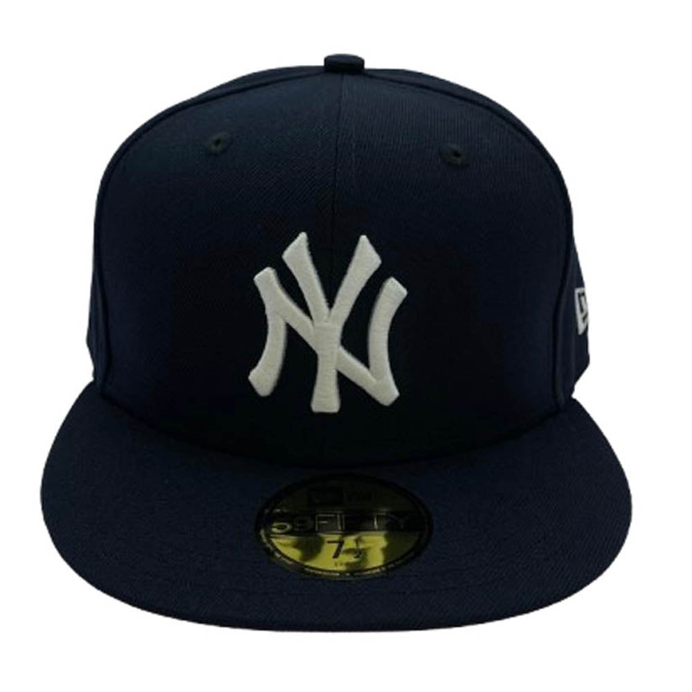 NEW ERA ニューエラ New York Yankees ニューヨークヤンキース ベースボール キャップ ブラック系 7 1/2【美品】【中古】