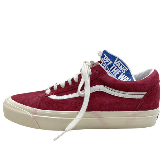 VANS バンズ VN0A54F3TWP1 OLD SKOOL 36DX オールドスクール スエード ローカット スニーカー エンジ系 26.5cm【中古】