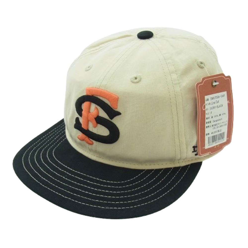 アメリカンニードル Pacific Coast League パシフィックコーストリーグ ベースボールキャップ アイボリー系 F【極上美品】【中古】