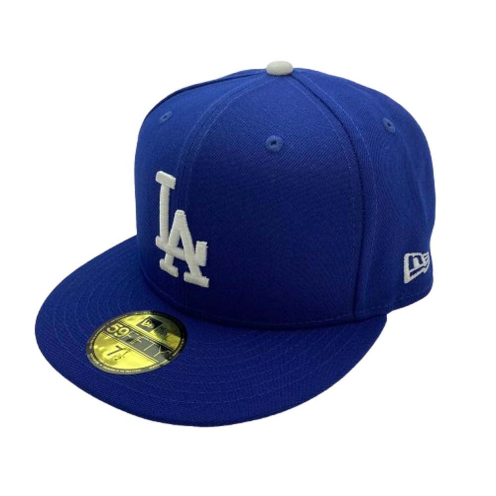 NEW ERA ニューエラ LA MLBオンフィールド ロサンゼルスドジャース ベースボール ゲーム キャップ ブルー系 7 1/2【極上美品】【中古】