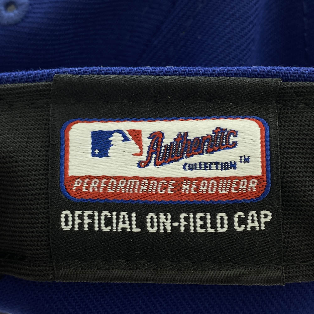 NEW ERA ニューエラ LA MLBオンフィールド ロサンゼルスドジャース ベースボール ゲーム キャップ ブルー系 7 1/2【極上美品】【中古】