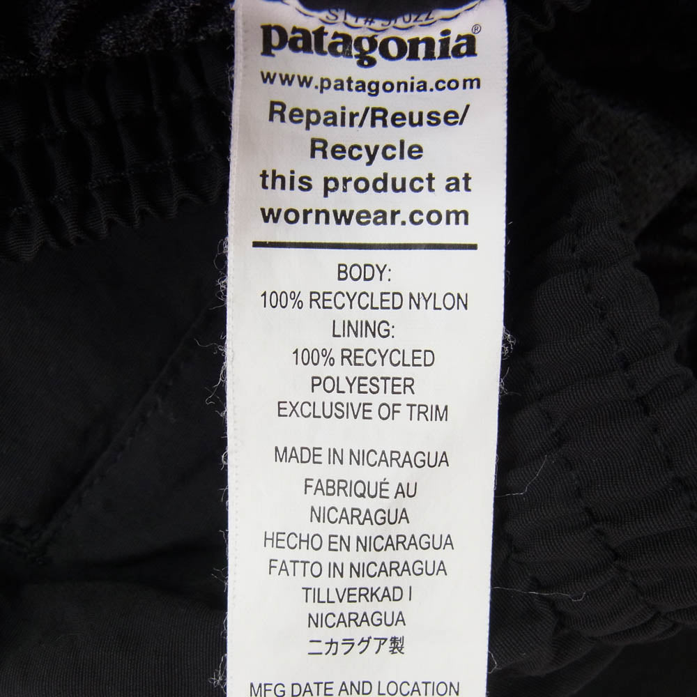 patagonia パタゴニア 22SS 57022SP22 BAGGIES SHORTS バギーズ ショーツ ハーフパンツ ブラック系 M【中古】