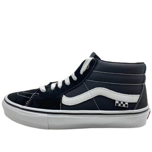 VANS バンズ VN0AFCG625 SKATE GROSSO MID スケート グロッソ ミッド スニーカー ブラック系 26.5cm【極上美品】【中古】