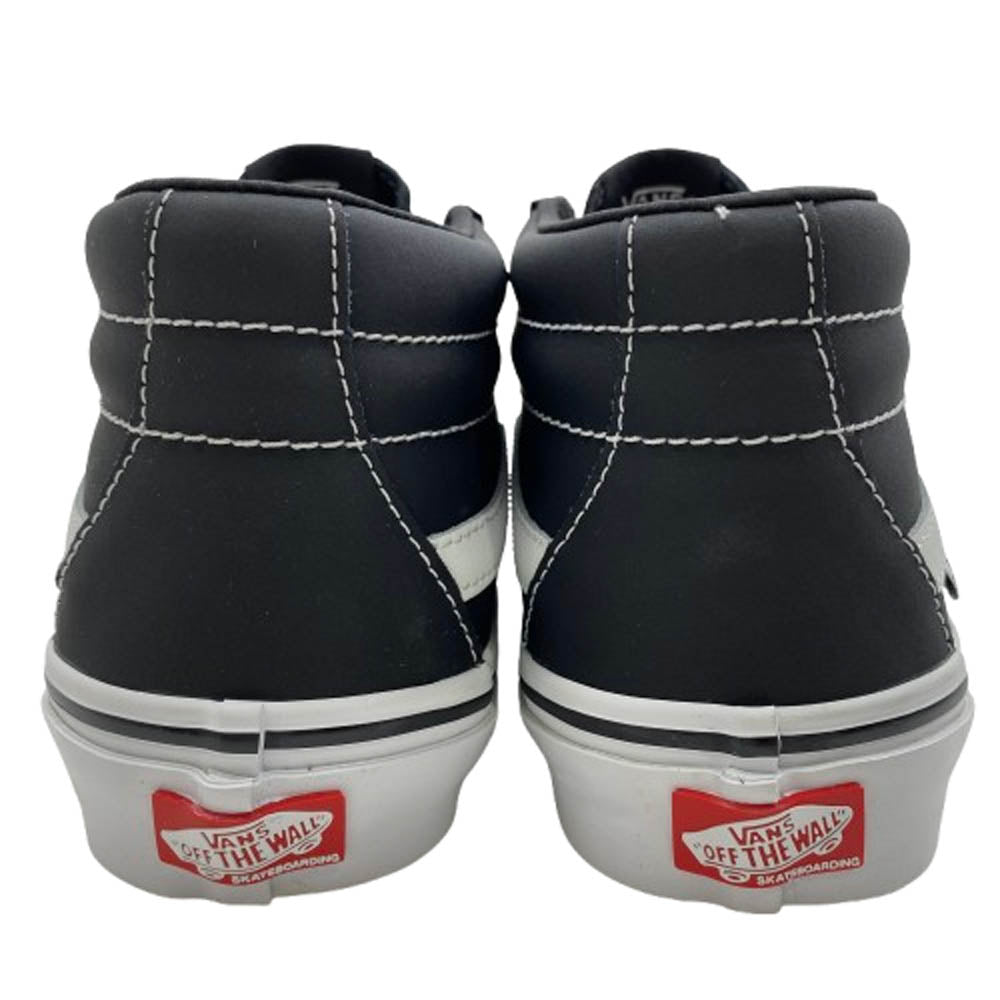 VANS バンズ VN0AFCG625 SKATE GROSSO MID スケート グロッソ ミッド スニーカー ブラック系 26.5cm【極上美品】【中古】