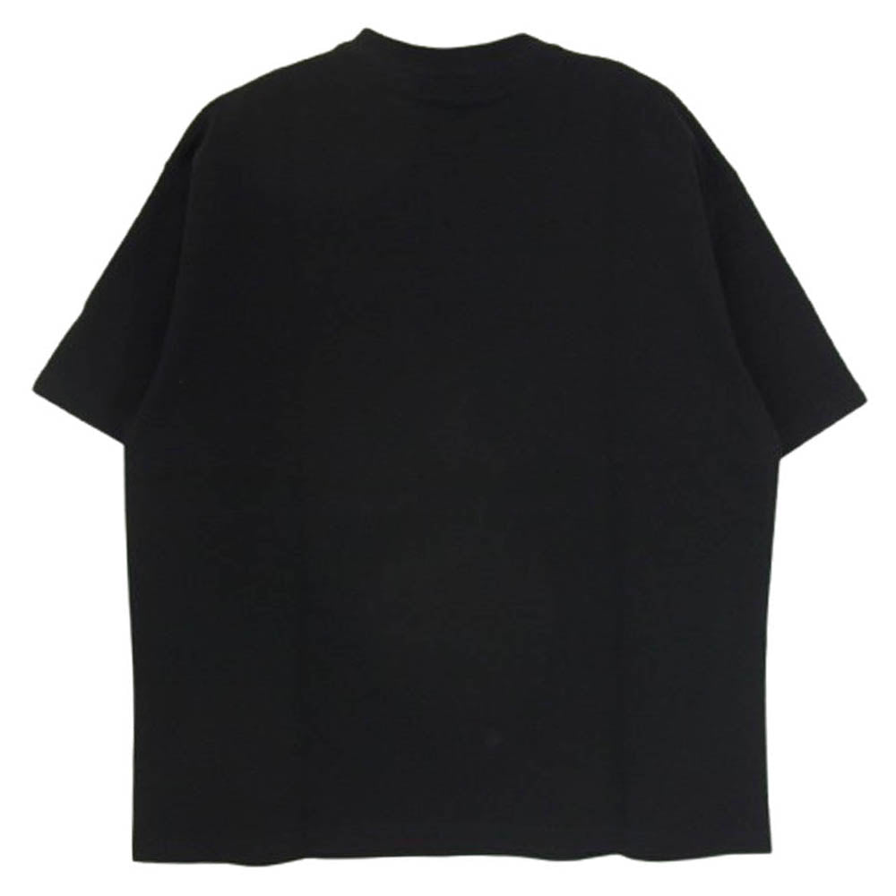 ガッキン 24SS HANABATSU ハナバツ クルーネック 半袖 Tシャツ ブラック系 L【美品】【中古】