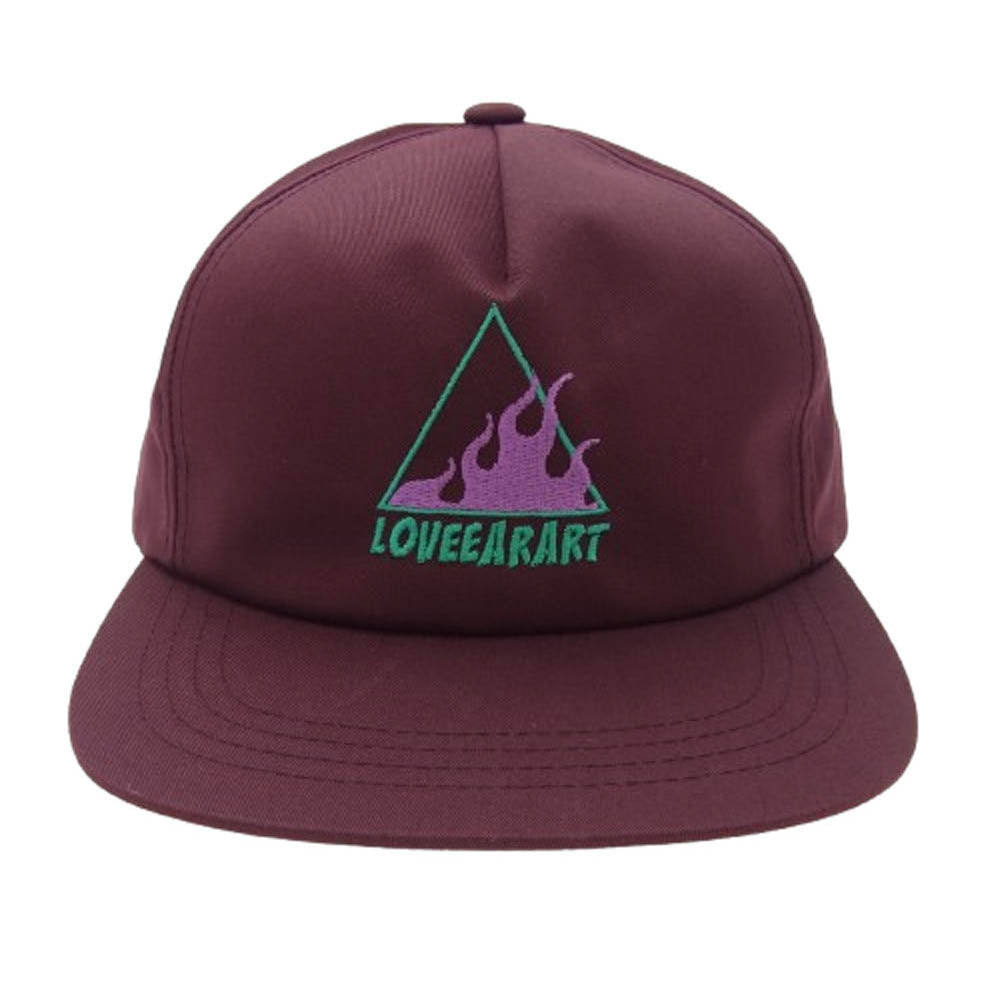 ラブイヤーアート SNAPBACK CAP ファイアーロゴ スナップバック キャップ エンジ系【中古】