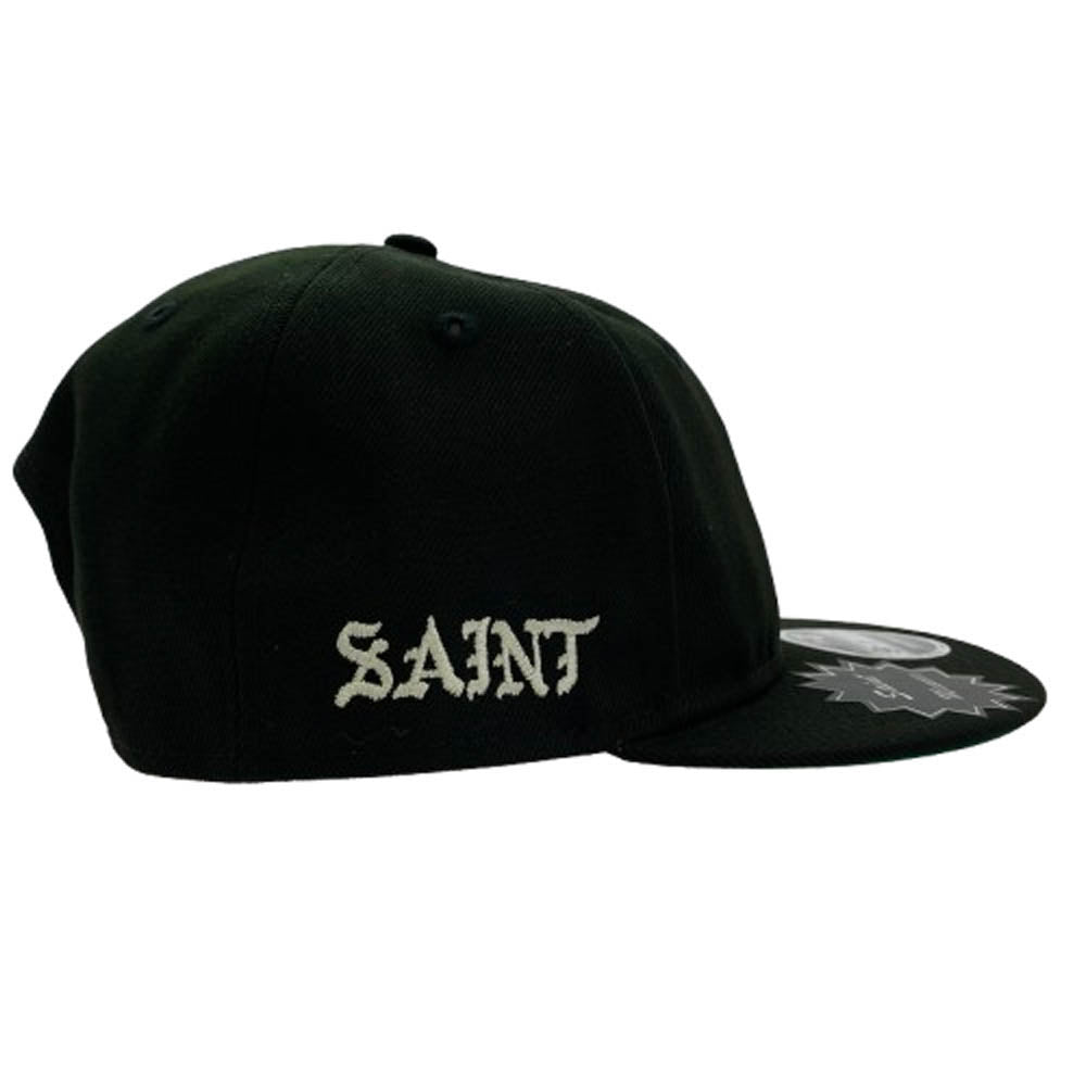 SAINT MICHAEL セントマイケル NEW ERA ニューエラ RC 9FIFTY SAINT Mxxxxxx MX Cap Black キャップ ブラック系【極上美品】【中古】
