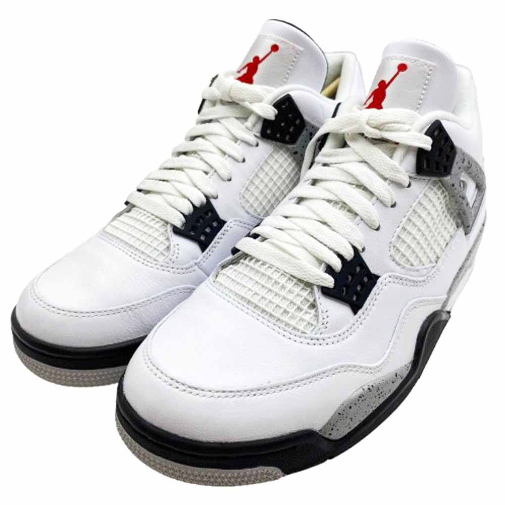 NIKE ナイキ 840606-192 2016 AIR JORDAN 4 RETRO OG White Cement レトロ エアジョーダン4 ホワイトセメント スニーカー ホワイト系 27cm【極上美品】【中古】