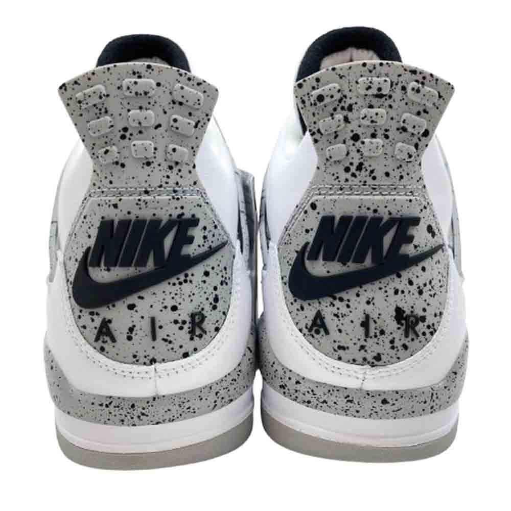 NIKE ナイキ 840606-192 2016 AIR JORDAN 4 RETRO OG White Cement レトロ エアジョーダン4 ホワイトセメント スニーカー ホワイト系 27cm【極上美品】【中古】