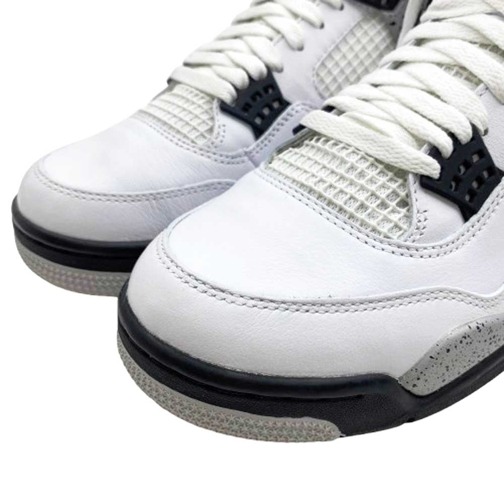 NIKE ナイキ 840606-192 2016 AIR JORDAN 4 RETRO OG White Cement レトロ エアジョーダン4 ホワイトセメント スニーカー ホワイト系 27cm【極上美品】【中古】
