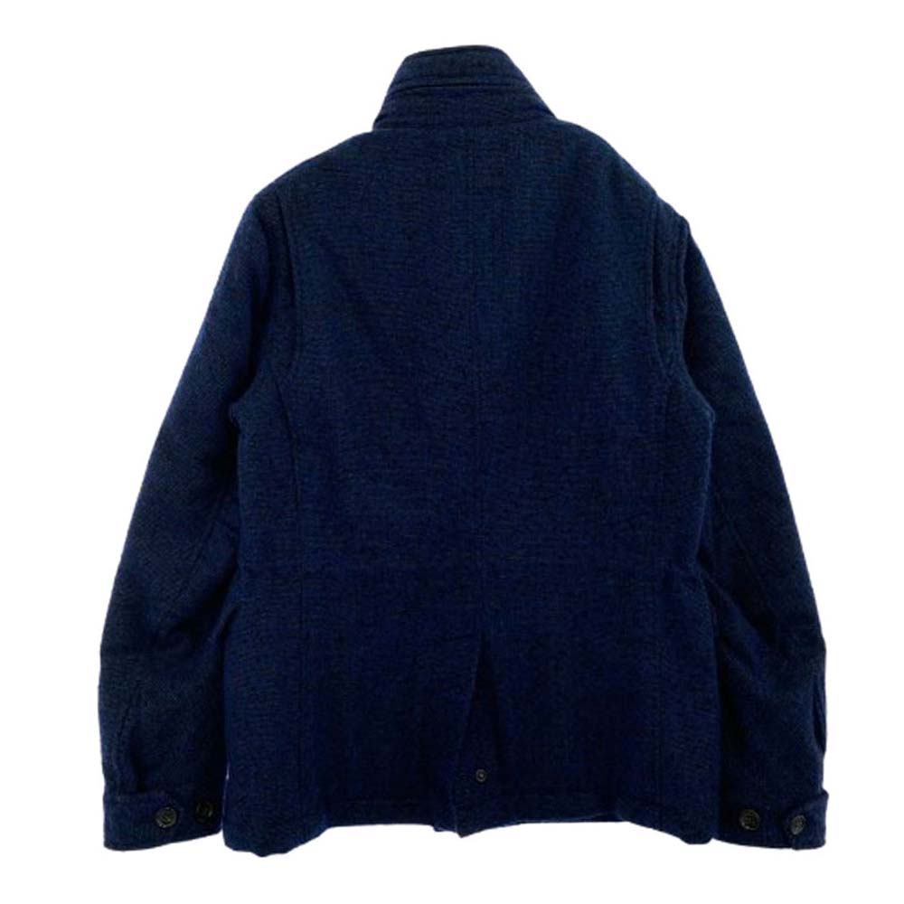 モンテドーロ 63B050 ウォーターレペレント コットンギャバ 中綿ジャケット ネイビー系 46【中古】