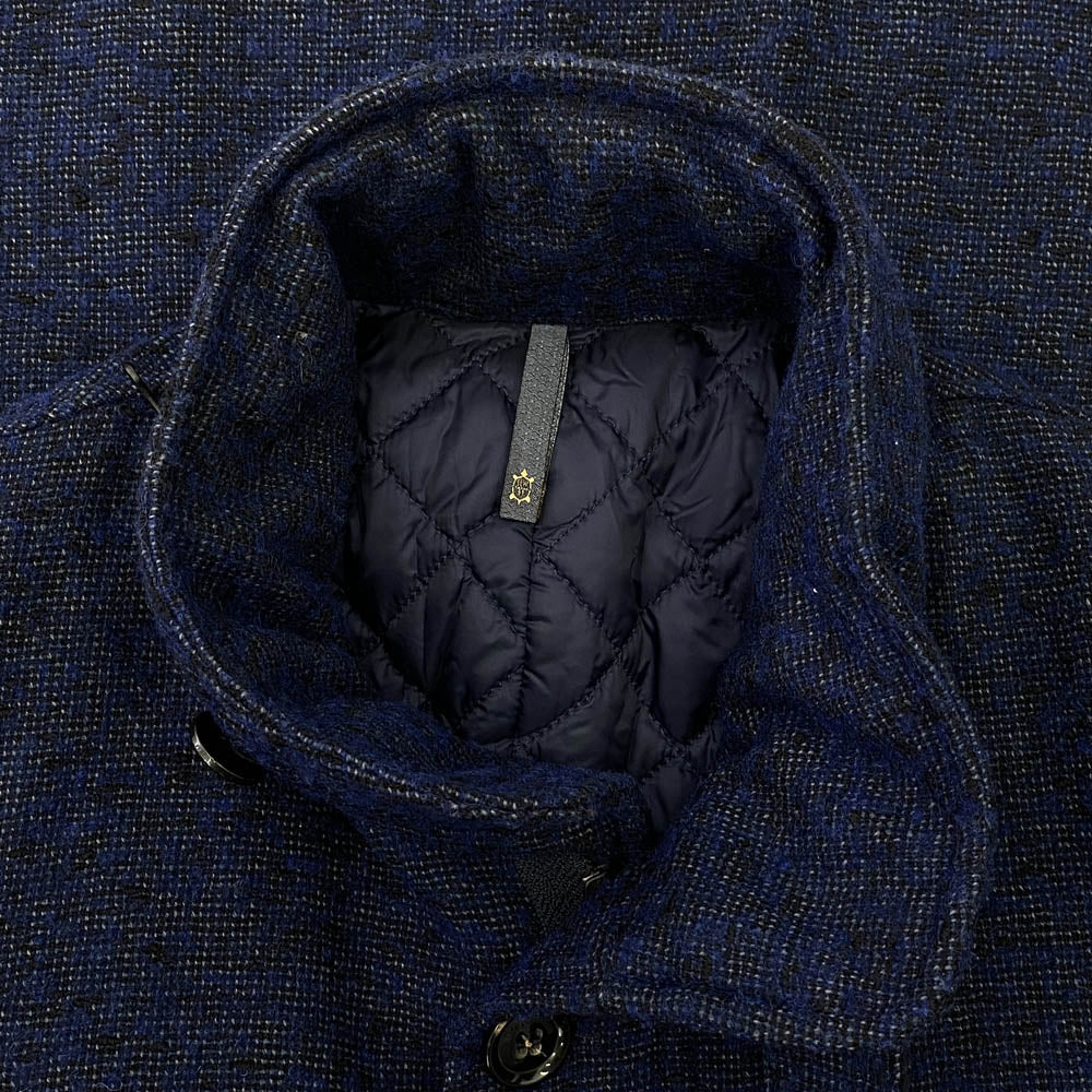 モンテドーロ 63B050 ウォーターレペレント コットンギャバ 中綿ジャケット ネイビー系 46【中古】