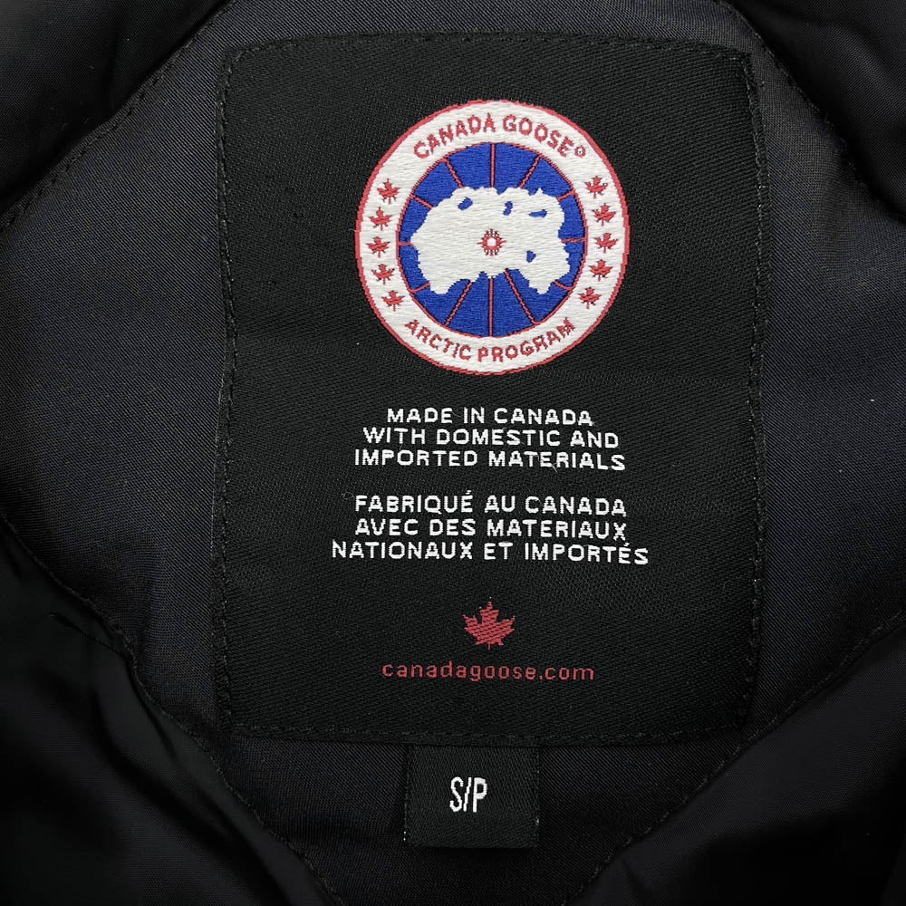 CANADA GOOSE カナダグース 3438JM 国内正規品 サザビーリーグタグ JASPER PARKA ジャスパー パーカ ダウンジャケット ネイビー系 S【中古】