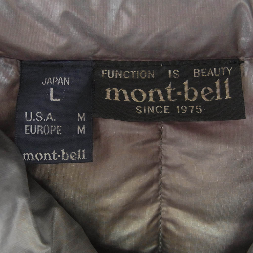 mont-bell モンベル 1101283 U.L. ダウン インナー ジャケット ブラック系 L【中古】