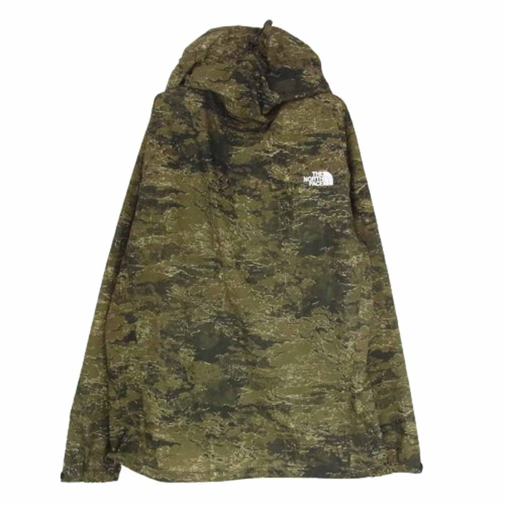 THE NORTH FACE ノースフェイス NP61515 NOVELTY VENTURE JACKET ノベルティ カモフラ ウィンドシェル ベンチャー ジャケット カーキ系 XXL【中古】