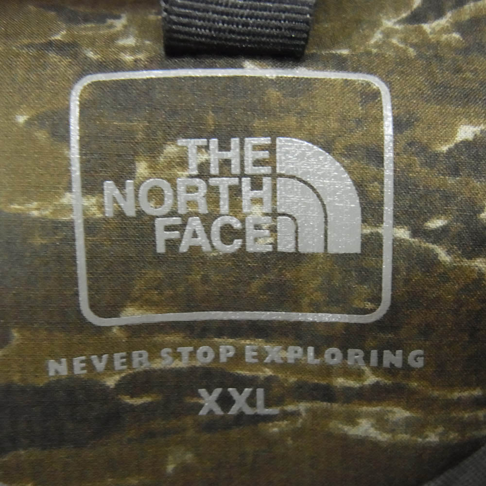 THE NORTH FACE ノースフェイス NP61515 NOVELTY VENTURE JACKET ノベルティ カモフラ ウィンドシェル ベンチャー ジャケット カーキ系 XXL【中古】