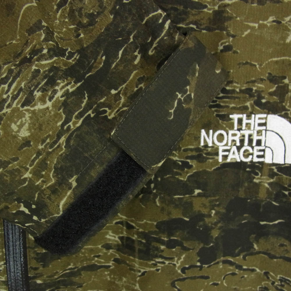 THE NORTH FACE ノースフェイス NP61515 NOVELTY VENTURE JACKET ノベルティ カモフラ ウィンドシェル ベンチャー ジャケット カーキ系 XXL【中古】