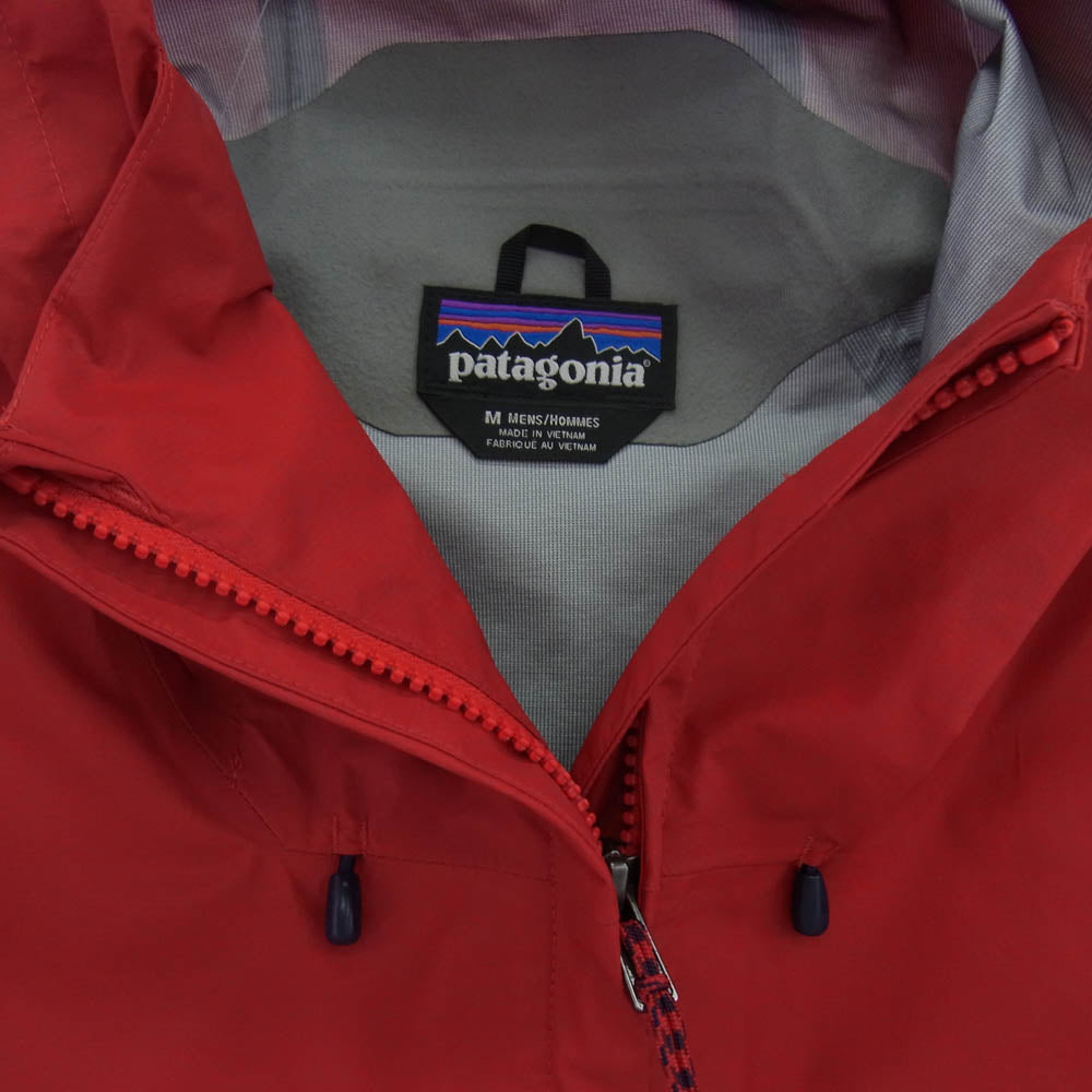 patagonia パタゴニア 20SS 85240SP20 Torrentshell 3L Rain Jacket トレントシェル レイン ジャケット マウンテンパーカー ネイビー系 レッド系 M【中古】