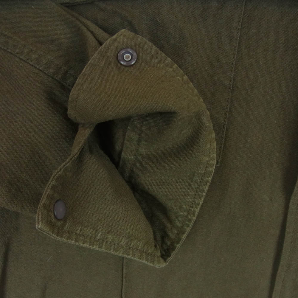 GOODENOUGH グッドイナフ G.E BRIGADE ミリタリー シャツ ジャケット ブラウン系 L【中古】