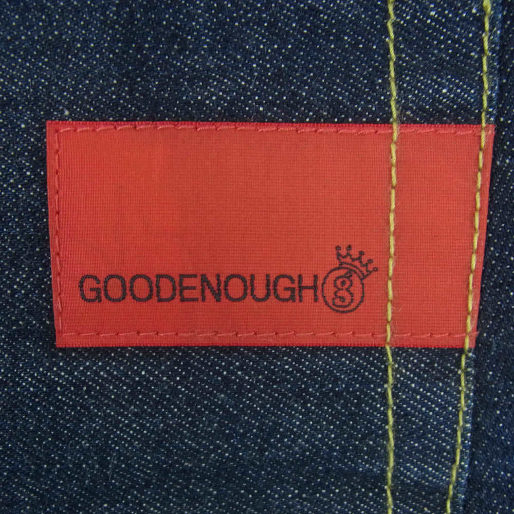 GOODENOUGH グッドイナフ GE-152013 5ポケット ジップフライ デニム パンツ ジーンズ インディゴブルー系 W36 L32【中古】