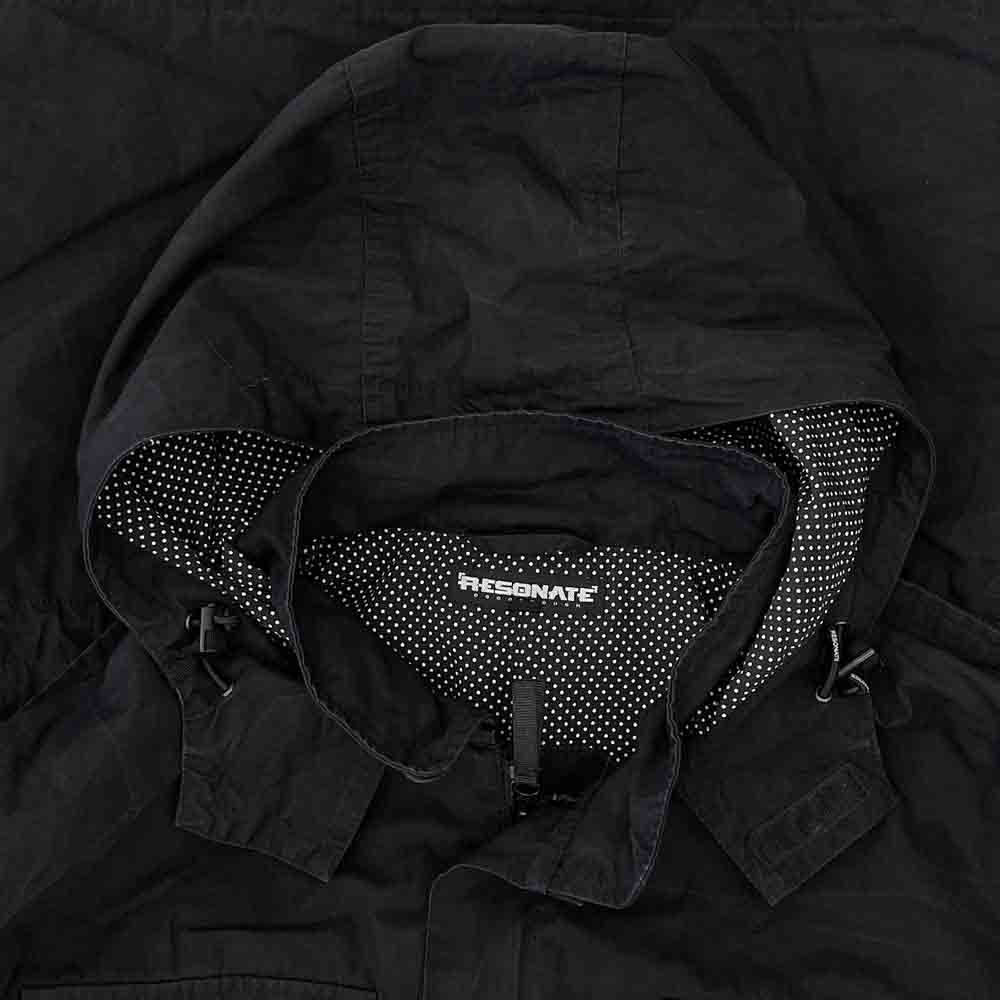 GOODENOUGH グッドイナフ RESONATE リゾネイト 裏地ドット柄 フィールドジャケット ブラック系 XL【中古】