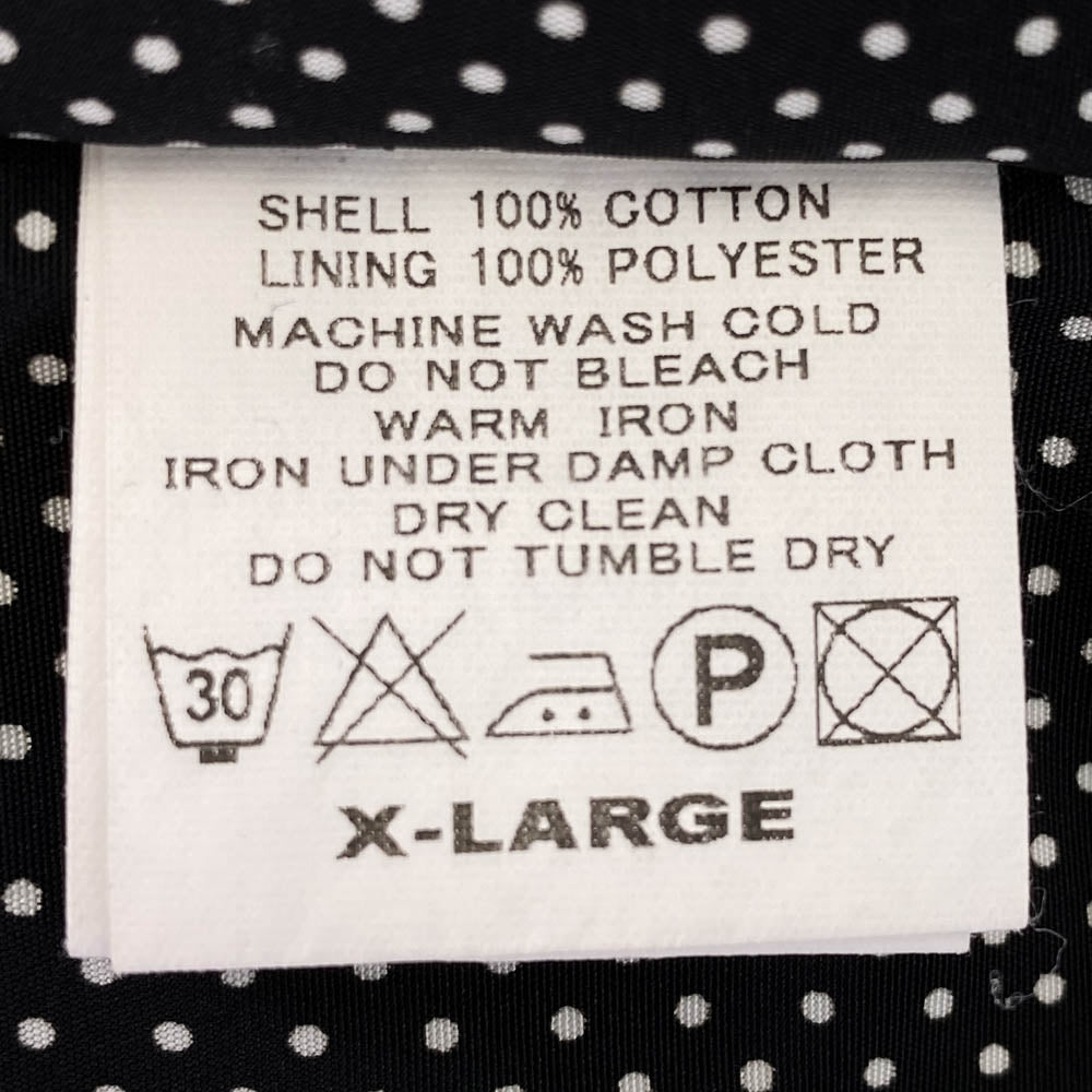 GOODENOUGH グッドイナフ RESONATE リゾネイト 裏地ドット柄 フィールドジャケット ブラック系 XL【中古】