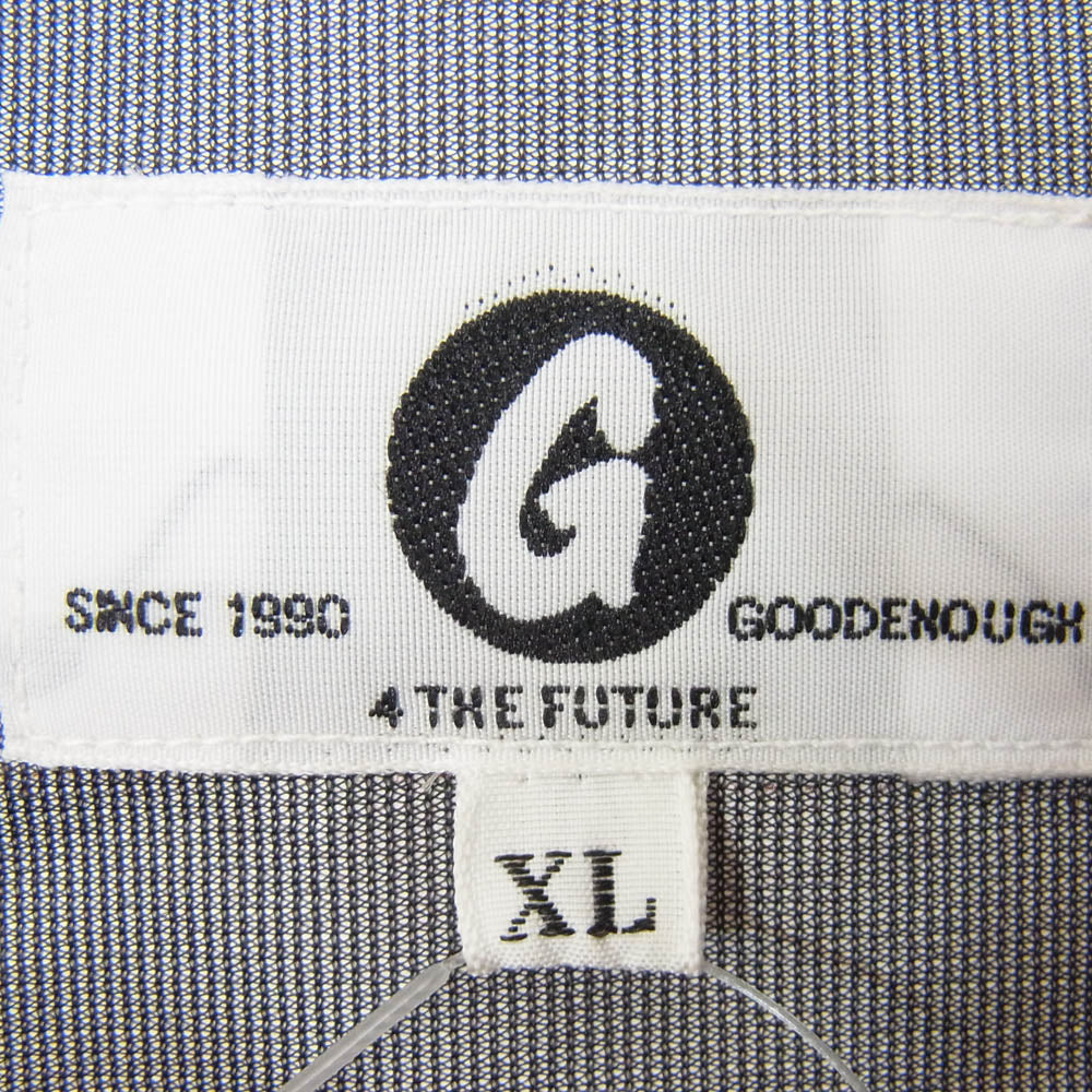 GOODENOUGH グッドイナフ クラシック ロゴプリント コーチジャケット ブラック系 XL【中古】
