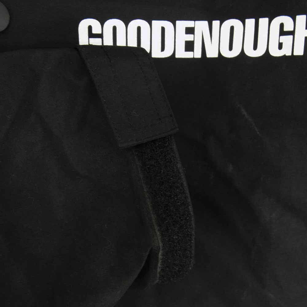 GOODENOUGH グッドイナフ クラシック ロゴプリント コーチジャケット ブラック系 XL【中古】
