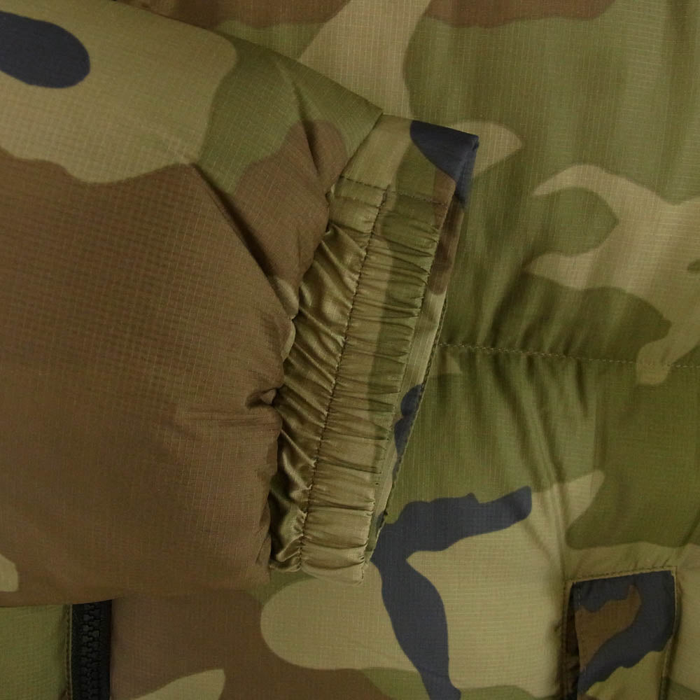 THE NORTH FACE ノースフェイス ND91842 NOVELTY NUPTSE JACKET カモフラ ノベルティー ヌプシ ダウンジャケット カーキ系 ブラック系 XL【中古】