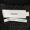 GRAPHPAPER グラフペーパー 25SS GU251-80119 Linen Solotex Loose Rib Crew Neck リネン ソロテックス ルーズリブ クルーネック ニット セーター ブラック系 2【中古】