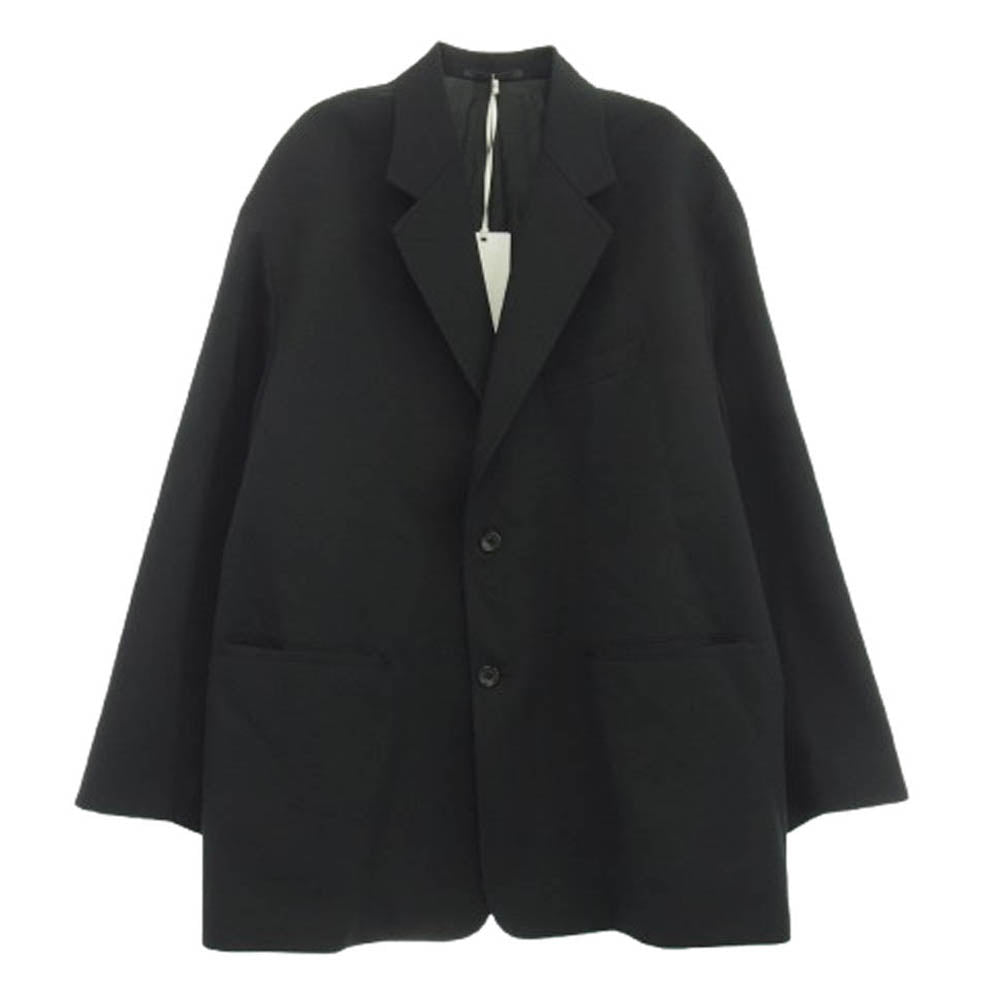 GRAPHPAPER グラフペーパー 23AW GM233-20168B Scale Off Wool Jacket スケールオフ ウール テーラード ジャケット ブラック系 F【中古】