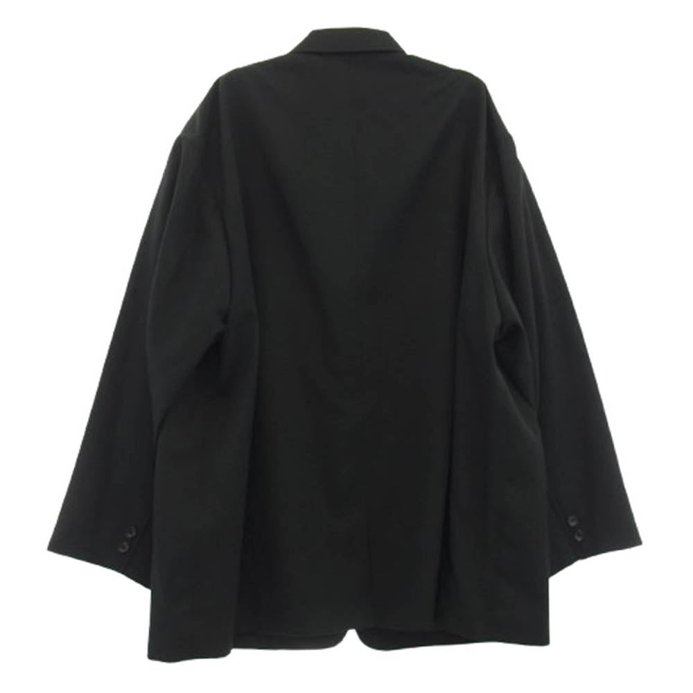 GRAPHPAPER グラフペーパー 23AW GM233-20168B Scale Off Wool Jacket スケールオフ ウール テーラード ジャケット ブラック系 F【中古】