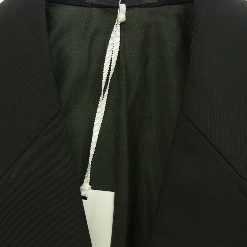 GRAPHPAPER グラフペーパー 23AW GM233-20168B Scale Off Wool Jacket スケールオフ ウール テーラード ジャケット ブラック系 F【中古】