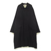 GRAPHPAPER グラフペーパー 24SS GM241-10046 Wool Twill Washer Bal Collar Coat ウールツイル ワッシャー バルカラー ステンカラー ロング コート ブラック系 2【中古】