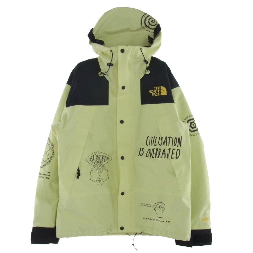 THE NORTH FACE ノースフェイス NF0A4QR9 Brain Dead Mountain Jacket ブレインデッド マウンテンパーカー マウンテンジャケット イエロー系 M【中古】