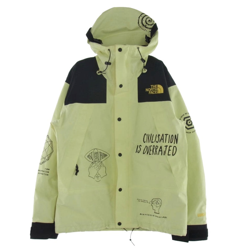 THE NORTH FACE ノースフェイス NF0A4QR9 Brain Dead Mountain Jacket ブレインデッド マウンテンパーカー マウンテンジャケット イエロー系 M【中古】