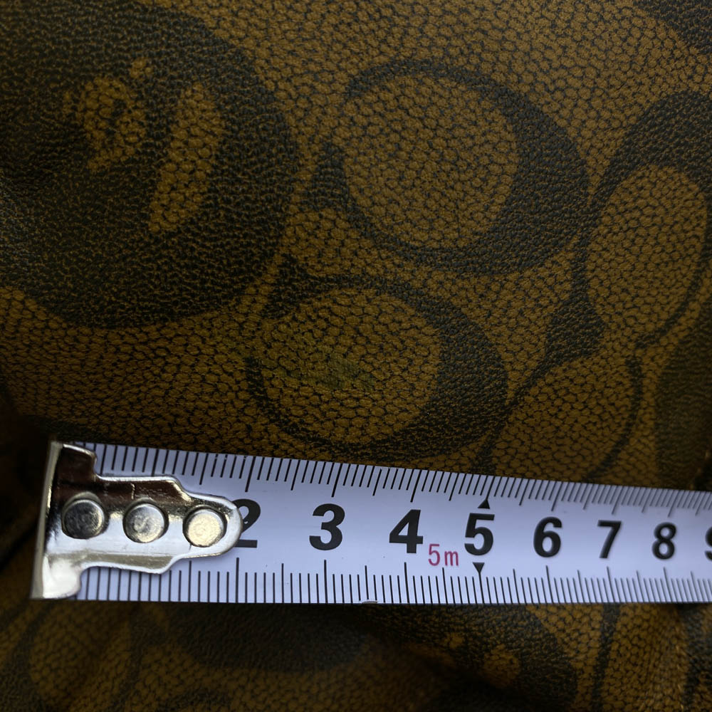 A BATHING APE アベイシングエイプ 001HJG231902X COACH コーチ LEATHER DOWN JACKET Wネーム シープスキン レザー ダウンジャケット ブラウン系 L【美品】【中古】